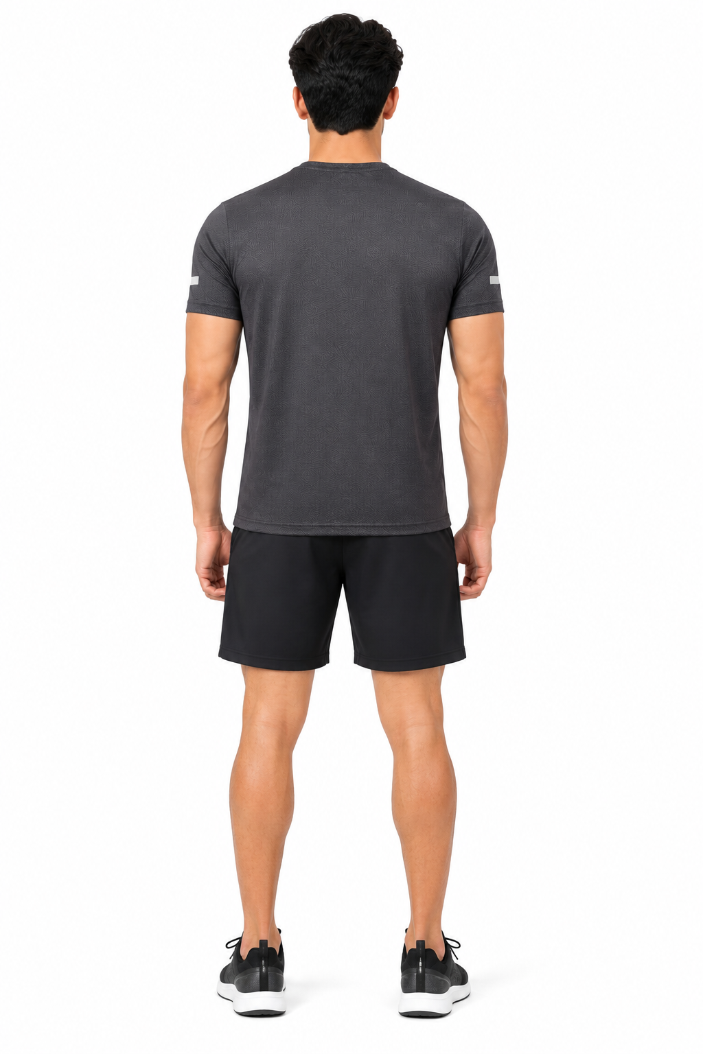 FIT FASH Men's Quick-Dry Sports T-Shirt (GREY)