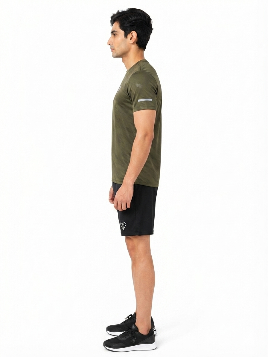 FIT FASH Men's Quick-Dry Sports T-Shirt