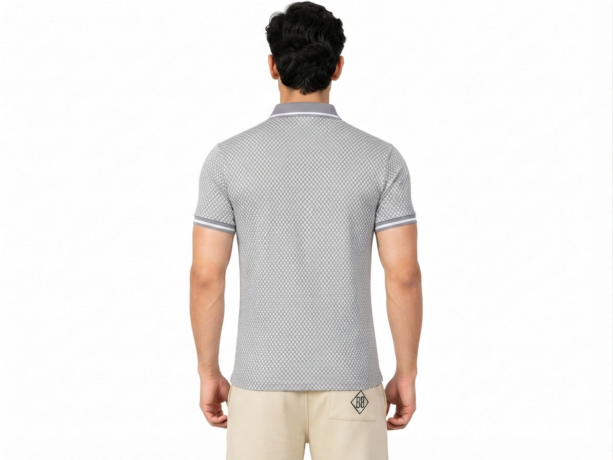Steel Grey Classic Polo