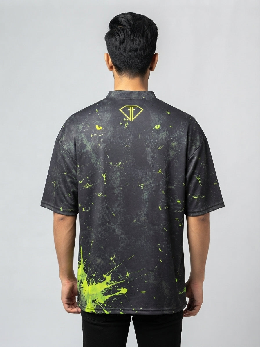 FITFASH EA Sports Jersey – Black & Parrot