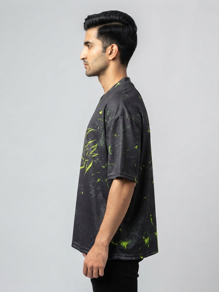 FITFASH EA Sports Jersey – Black & Parrot