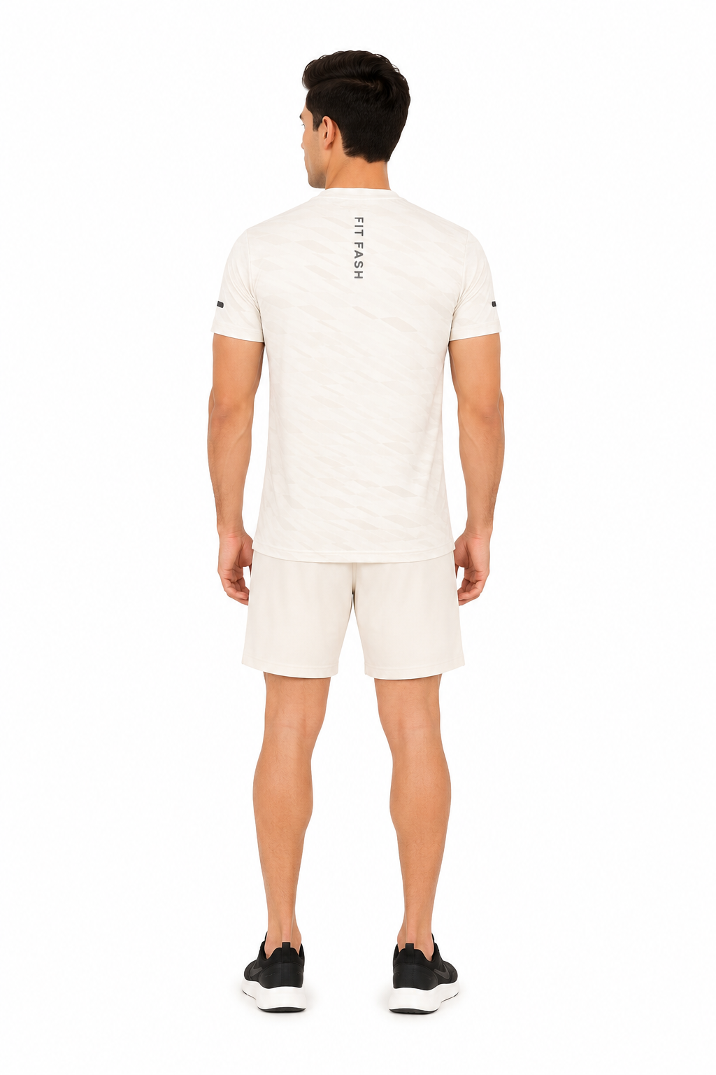 FIT FASH Men's Quick-Dry Sports T-Shirt (WHITE)