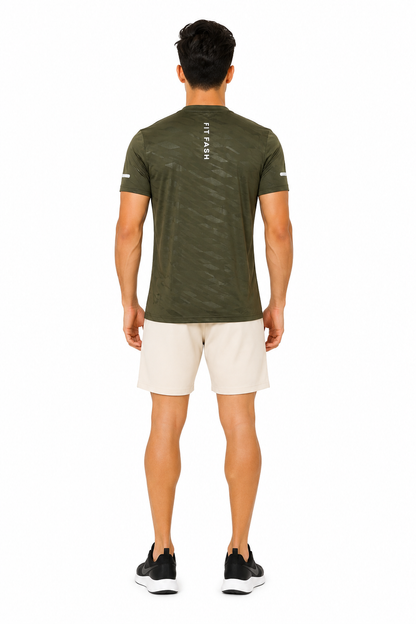 FIT FASH Men's Quick-Dry Sports T-Shirt