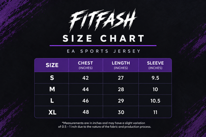 FITFASH EA Sports Jersey –  Blue&Black