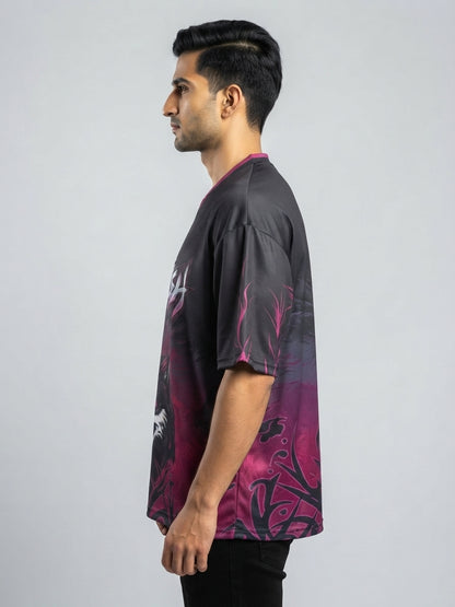 FITFASH Wolf EA Sports Jersey – Black & Purple