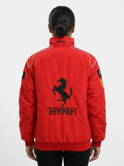Women’s Padded Racing Jacket – Full Zip Motorsport Windbreaker