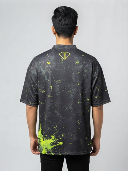 FITFASH EA Sports Jersey –  Black & Parrot