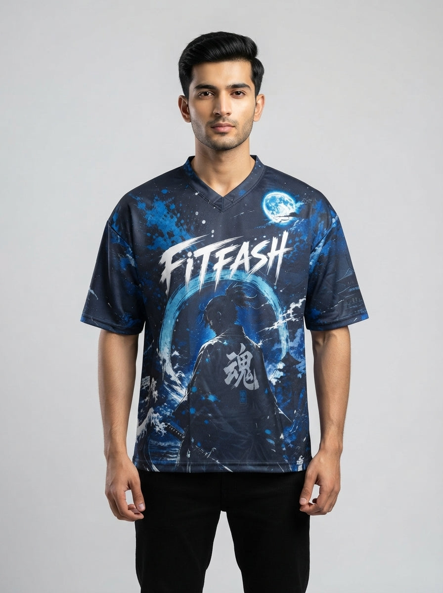 FITFASH EA Sports Jersey –  Blue&Black